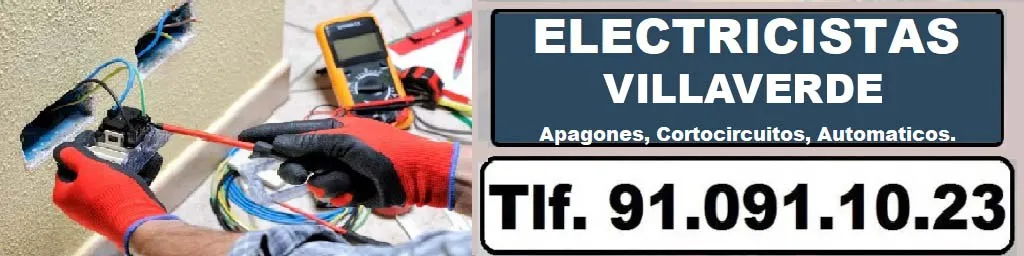 Electricistas Villaverde Madrid 24 horas